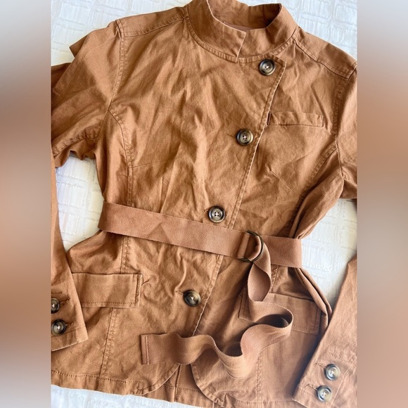 Sundance Jackets & Blazers - Sundance Journeyer Belted Button Up Asymmetrical Jacket Coat Petite Small